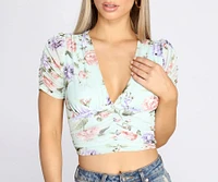 Bloom Floral Crop Top
