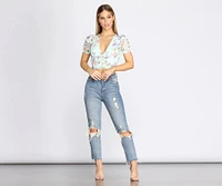 Bloom Floral Crop Top