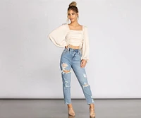 Got That Chic Vibe Crop Top