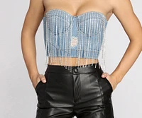 Flashy Fringe Bustier
