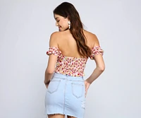 Keep It Sweet Floral Crop Top
