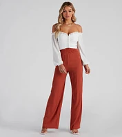 Classic Beauty Off The Shoulder Corset Top