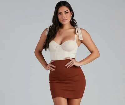 The Sun Tie Strap Corset