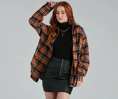 Cozy-Cute Plaid Flannel Top