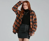 Cozy-Cute Plaid Flannel Top