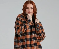 Cozy-Cute Plaid Flannel Top