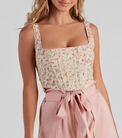 Style Bloom Floral Corset