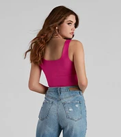 Hook and Eye Corset Crop Top