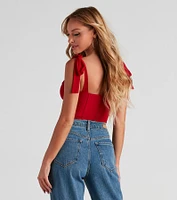 The Sun Tie Strap Corset