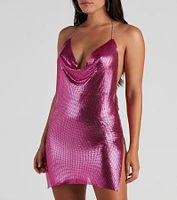 Endless Nights Chainmail Halter Dress