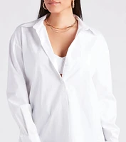 Beachside Beauty Button-Down Top