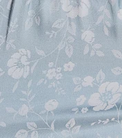 Charming And Sweet Button Down Floral Satin Crop Top