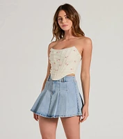 Trend Alert Faux Leather Corset
