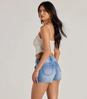 Romance The Air Lace Trim Satin Cami Crop Top