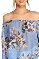 Flower Power Off The Shoulder Top