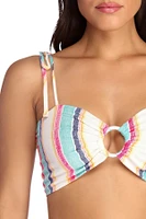 Sweet Like Candy Striped Crop Top