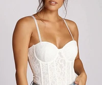 Get Structured Lace Bodysuit