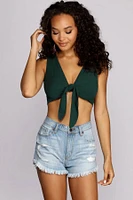 Tied To You Crop Top