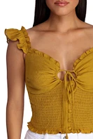 Button Up Smock Top