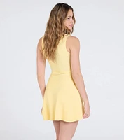 Sweet Like Me Scoop Neck Skater Mini Dress