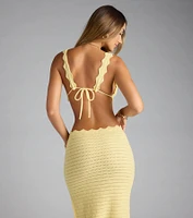 Sweet Like Summer Crochet Bralette Top