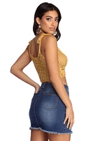 Slay Crochet Crop Top
