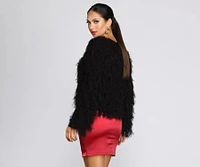 On Fringe Shaggy Cardigan