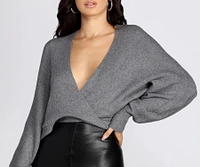 Wrapped And Cozy Sweater