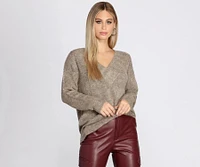 Off Shoulder V Neck Tunic