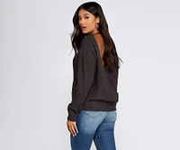 Pull Closer Wrap Sweater