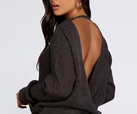 Pull Closer Wrap Sweater