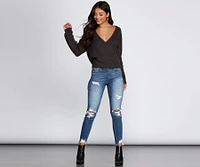 Pull Closer Wrap Sweater