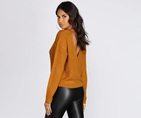 Pull Closer Wrap Sweater