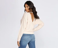 Pull Closer Wrap Sweater