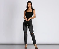 Sophisticated Styles Sleeveless Top