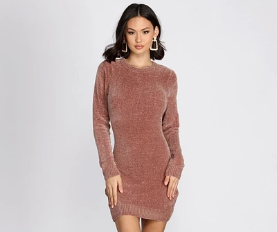 Chill Chenille Sweater Dress