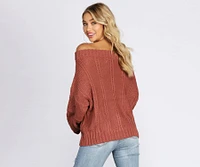 Chic Cable Knit Sweater