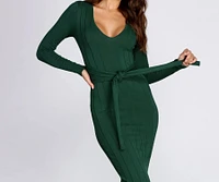 Tie It All Together Midi Dress