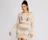 Crochet Chic Crop Top