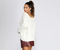 Comfy Cable Knit Sweater