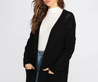 Cuddle Up Cable Knit Cardigan