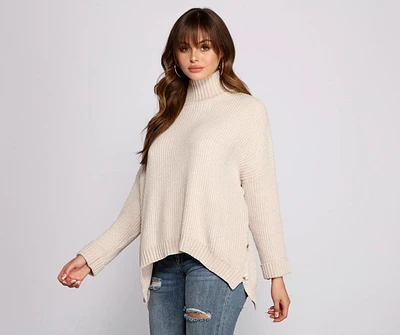 So Cozy Oversized Chenille Sweater