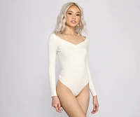 Basic Must-Have Ribbed Knit Bodysuit