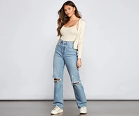 Keeping Knit Real Ribbed Cardigan