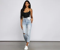 Simply Chic Sleeveless Bodysuit