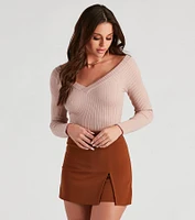 Basic Must-Have Ribbed Knit Bodysuit