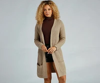 So Cozy Fuzzy Knit Cardigan