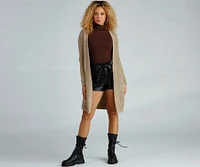 So Cozy Fuzzy Knit Cardigan