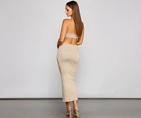 Endless Summer Halter Cutout Dress