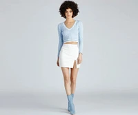 Pep It Up Cable Knit Sweater